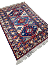 3x5 Silk Road Collection Rug – Handmade Afghan Wool Carpet