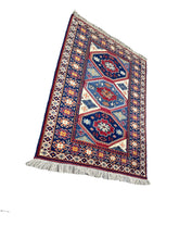 3x5 Silk Road Collection Rug – Handmade Afghan Wool Carpet