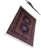 3x5 Traditional Afghan Wool Rug – Frontier Collection Style