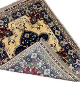 3x5 Afghan Caravan Collection Rug – Tribal Red & Black Wool