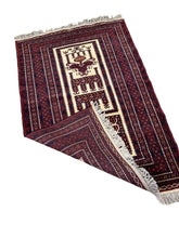 3x5 Hand-Knotted Afghan Rug – Nomad Collection Design