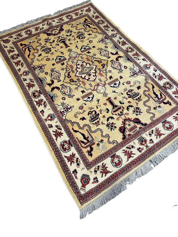 3x5 Premium Artisan Collection Afghan Rug – Hand-Knotted Perfection