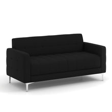 OfficeSource | Draper | Sofa with Silver Metal Legs