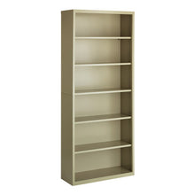 OfficeSource Steel Bookcase Collection 6 Shelf Metal Bookcase, 82'' High