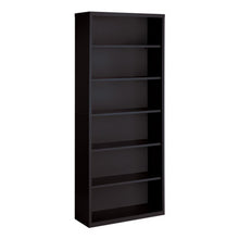 OfficeSource Steel Bookcase Collection 6 Shelf Metal Bookcase, 82'' High
