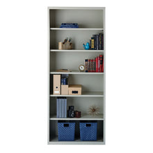OfficeSource Steel Bookcase Collection 6 Shelf Metal Bookcase, 82'' High