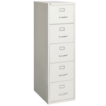 OfficeSource Steel Vertical File Collection 5 Drawer Vertical File Cabinet, 26.5'' Deep, Letter