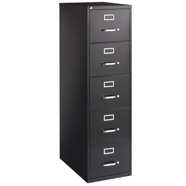 OfficeSource Steel Vertical File Collection 5 Drawer Vertical File Cabinet, 26.5'' Deep, Legal