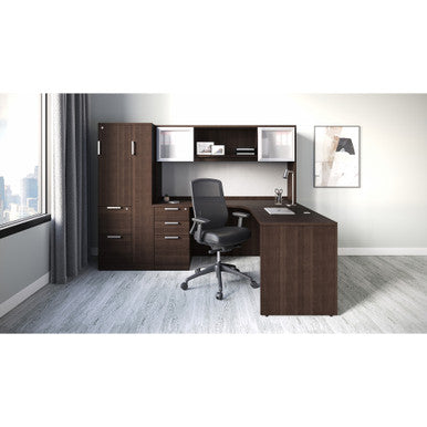 OfficeSource OS Laminate Collection L Shape Typical - OS24