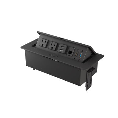 OfficeSource Pop-up Power Insert with 8' Power Cord