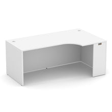OfficeSource | OS Laminate | Right Desk Shell with Corner Extension