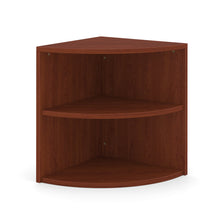 OfficeSource | OS Laminate | Corner Bookcase - 24''W x 24''D