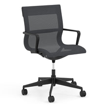OfficeSource | Franklin Collection | Mesh Swivel Chair with Black Frame