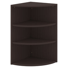 OfficeSource | OS Laminate | Corner Bookcase