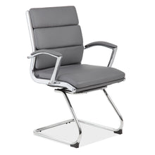 OfficeSource | Merak | Executive Guest Sled Base with Chrome Frame