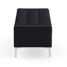 OfficeSource Draper Bench with Metal Legs