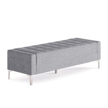 OfficeSource Draper Bench with Metal Legs