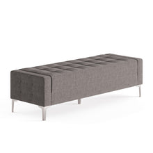 OfficeSource Draper Bench with Metal Legs