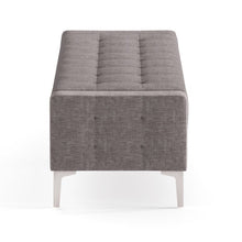 OfficeSource Draper Bench with Metal Legs