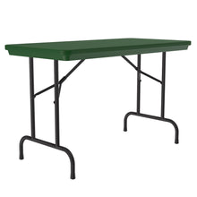 OfficeSource | Colorful Blow Mold Folding Tables | Fixed Height Blow Mold Table - 48'' x 24''
