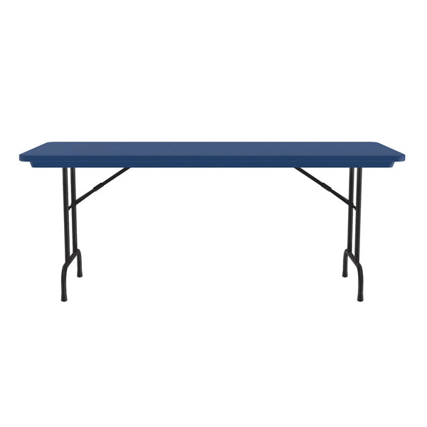 OfficeSource | Colorful Blow Mold Folding Tables | Fixed Height Blow Mold Table - 60'' x 30''