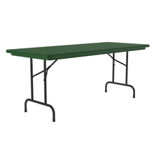 OfficeSource | Colorful Blow Mold Folding Tables | Fixed Height Blow Mold Table - 60'' x 30''