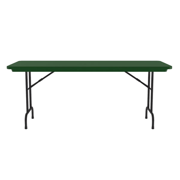 OfficeSource | Colorful Blow Mold Folding Tables | Fixed Height Blow Mold Table - 72'' x 30''