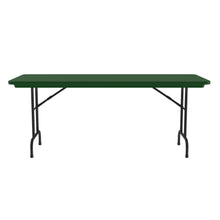 OfficeSource | Colorful Blow Mold Folding Tables | Fixed Height Blow Mold Table - 72'' x 30''