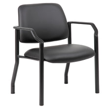 OfficeSource | Big & Tall | Guest Chair with Arms and Black Frame - 27.5''W