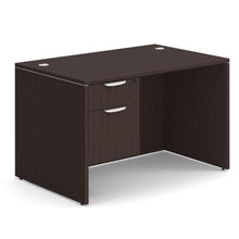 OfficeSource OS Laminate Collection Single 3/4 Pedestal Desk - 48'' x 30''
