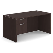 OfficeSource OS Laminate Collection Single 3/4 Pedestal Desk - 60'' x 30''