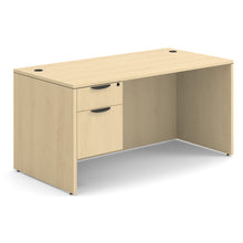 OfficeSource OS Laminate Collection Single 3/4 Pedestal Desk - 60'' x 30''