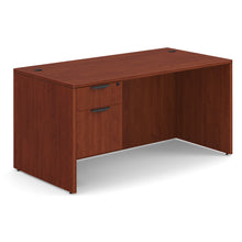 OfficeSource OS Laminate Collection Single 3/4 Pedestal Desk - 60'' x 30''