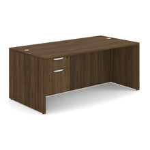 OfficeSource | OS Laminate | Single 3/4 Pedestal Desk - 71'' x 36''