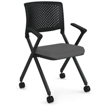 OfficeSource | Julep | Nesting Chair with Arms and Casters