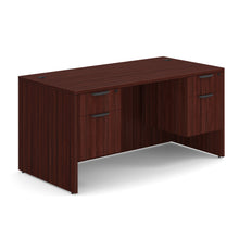 OfficeSource OS Laminate Collection Double 3/4 Pedestal Desk - 60'' x 30''