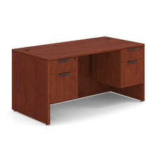 OfficeSource OS Laminate Collection Double 3/4 Pedestal Desk - 60'' x 30''