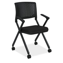 OfficeSource | Julep | Nesting Chair with Arms and Casters