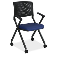 OfficeSource | Julep | Nesting Chair with Arms and Casters