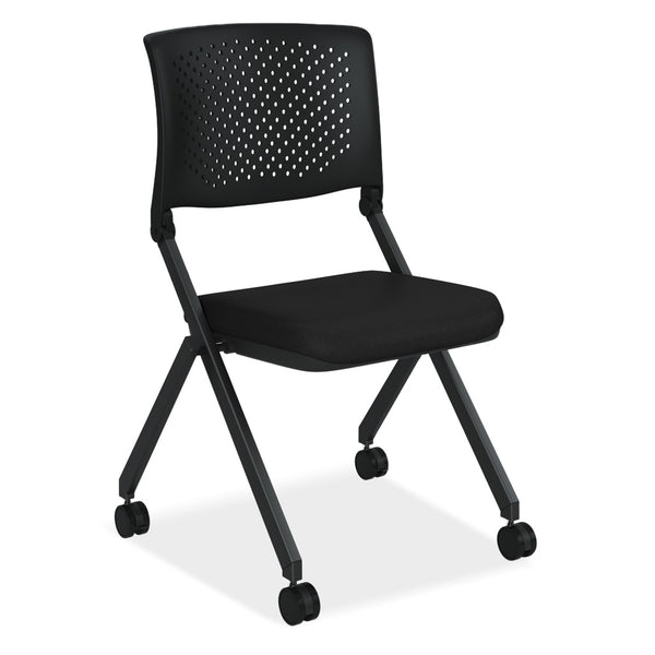 OfficeSource | Julep | Armless Nesting Chair with Fabric Seat