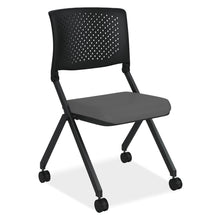 OfficeSource | Julep | Armless Nesting Chair with Fabric Seat