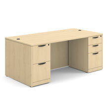 OfficeSource | OS Laminate | Double Full Pedestal Desk - 71'' x 36''
