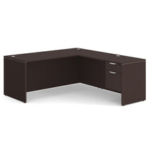 OfficeSource | OS Laminate Collection | Single 3/4 Pedestal ''L'' Desk - 71'' x 30''