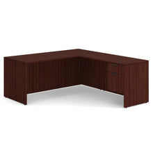 OfficeSource | OS Laminate Collection | Single 3/4 Pedestal ''L'' Desk - 71'' x 30''