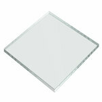 OfficeSource SafeGuard Barrier Collection Clear Acrylic Screen with Rounded Edges - 30''W x 15''H