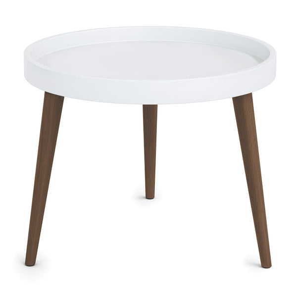 OfficeSource Posey Collection Plastic Round Table Top with 14'' Wood Legs