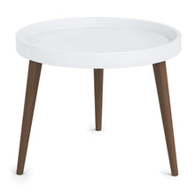 OfficeSource Posey Collection Plastic Round Table Top with 14'' Wood Legs