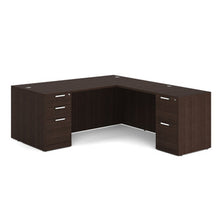 OfficeSource | OS Laminate | Double Full Pedestal ''L'' Desk - 71'' x 36''