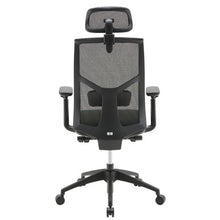 OfficeSource Starlight High Back Luxe Task Chair with Black Frame and Seat Slider
