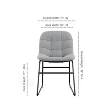 Jaden Full-back Fabric Guest Chair - Set of 2